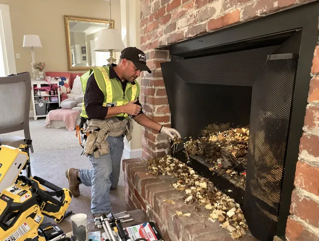 Safe screening installation by Southborough Chimney Sweep in Southborough, MA
