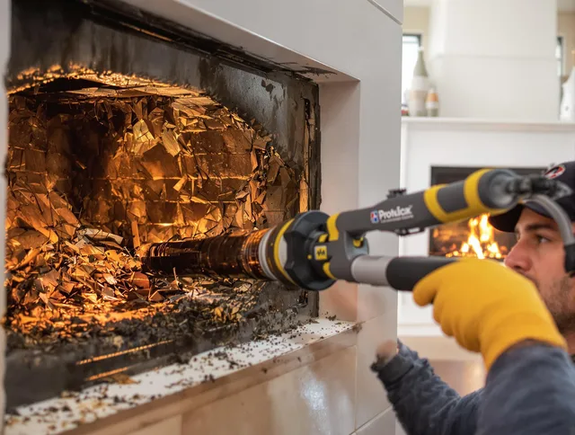 Professional chimney cleaning by Southborough Chimney Sweep in Southborough, MA
