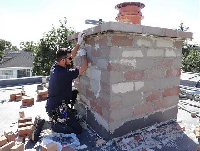 Advanced chimney repair process by Southborough Chimney Sweep in Southborough, MA