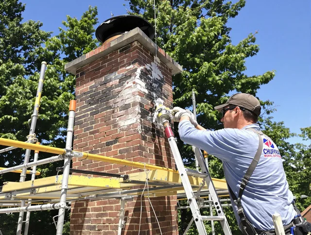 Structural chimney repair by Southborough Chimney Sweep in Southborough, MA