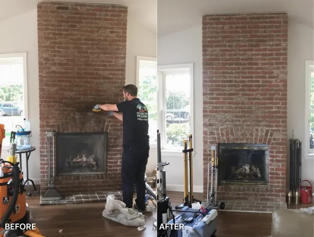 Finished chimney sweeping service by Southborough Chimney Sweep in Southborough, MA
